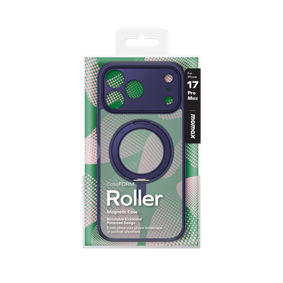 Momax iPhone 17 Pro Max Roller Case, Blue (MRAP25XLB)