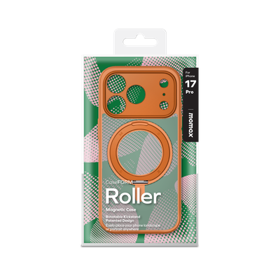 Momax iPhone 17 Pro Max Roller Case, Orange (MRAP25XLM)