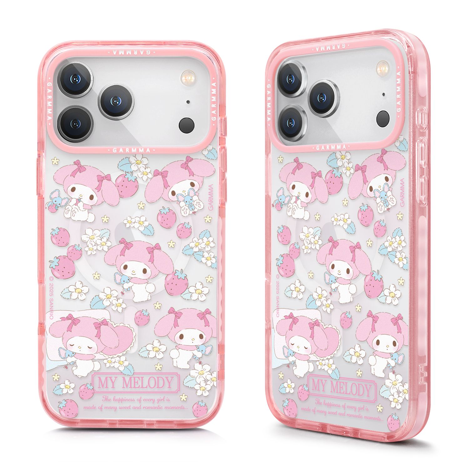 Sanrio Garmma iPhone 17 Pro Max MagSafe Case, My Melody Strawberry Paradise