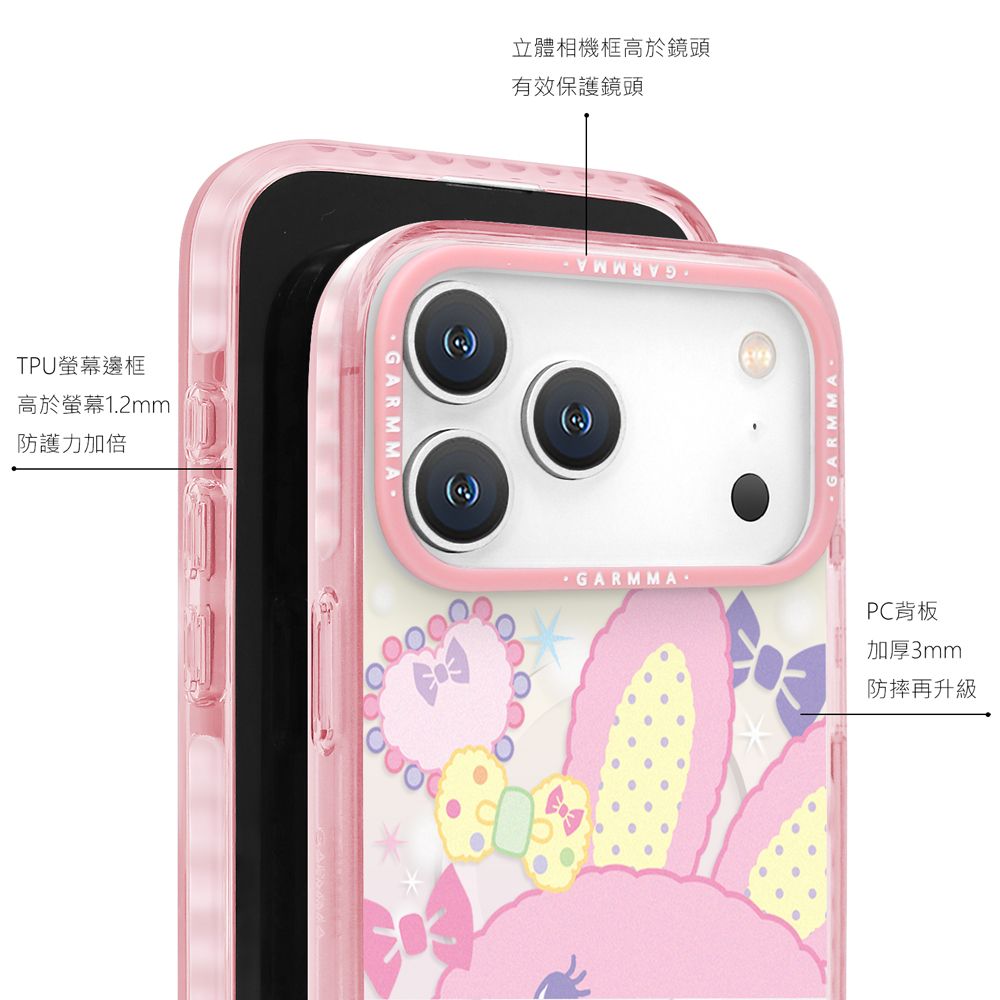 Sanrio Garmma iPhone 17 Pro MagSafe Case, Hello Kitty Lovely Rabbit