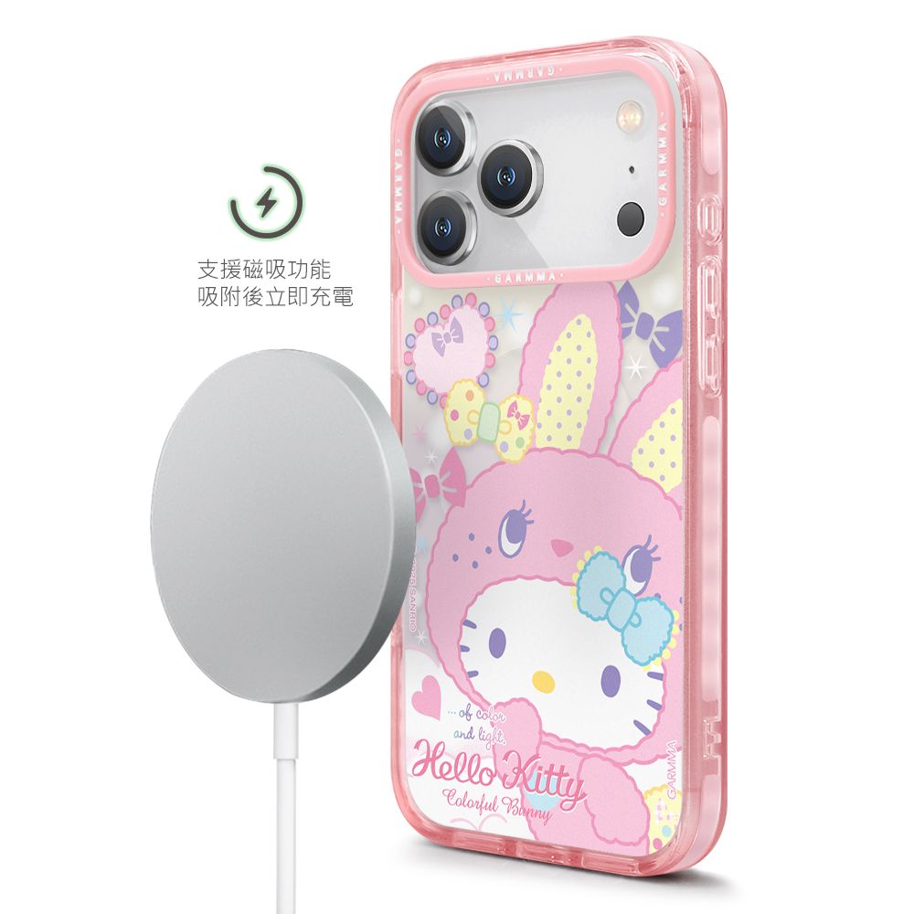 Sanrio Garmma iPhone 17 Pro MagSafe Case, Hello Kitty Lovely Rabbit