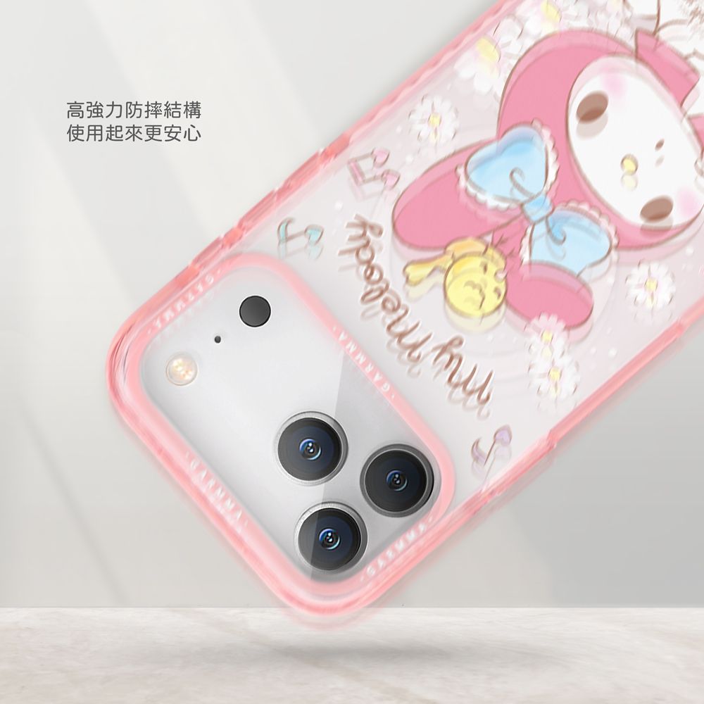 Sanrio Garmma iPhone 17 Pro Max MagSafe Case, My Melody White Flower