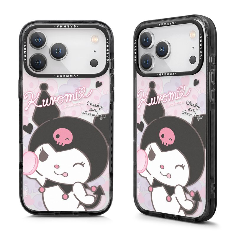 Sanrio Garmma iPhone 17 Pro Max MagSafe Case, Kuromi Heart Shoot