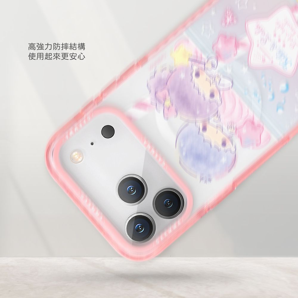 Sanrio Garmma iPhone 17 Pro MagSafe Case, Twin Stars Rainbow Soda