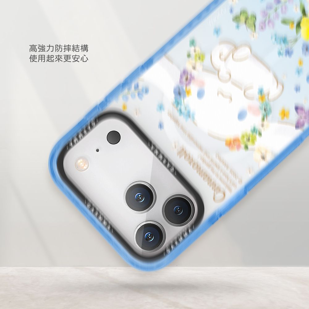 Sanrio Garmma iPhone 17 MagSafe Case, Cinnamoroll Blue Flower Sea