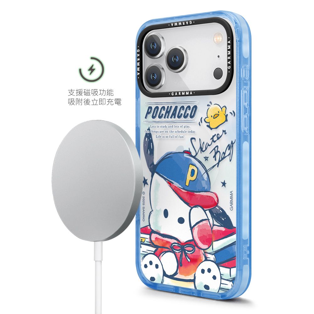 Sanrio Garmma iPhone 17 Pro Max MagSafe Case, Pochacco Tilted Hat