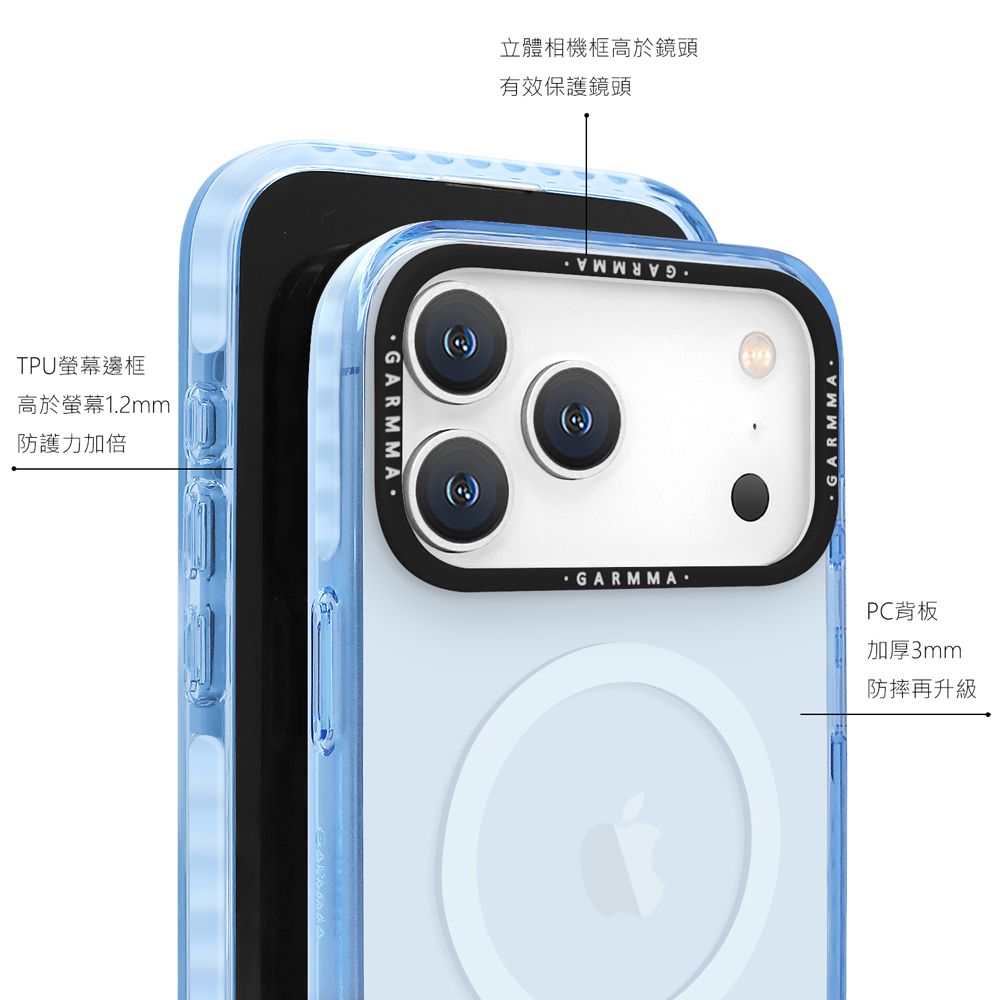 Garmma iPhone 17 Pro MagSafe Case, Blue