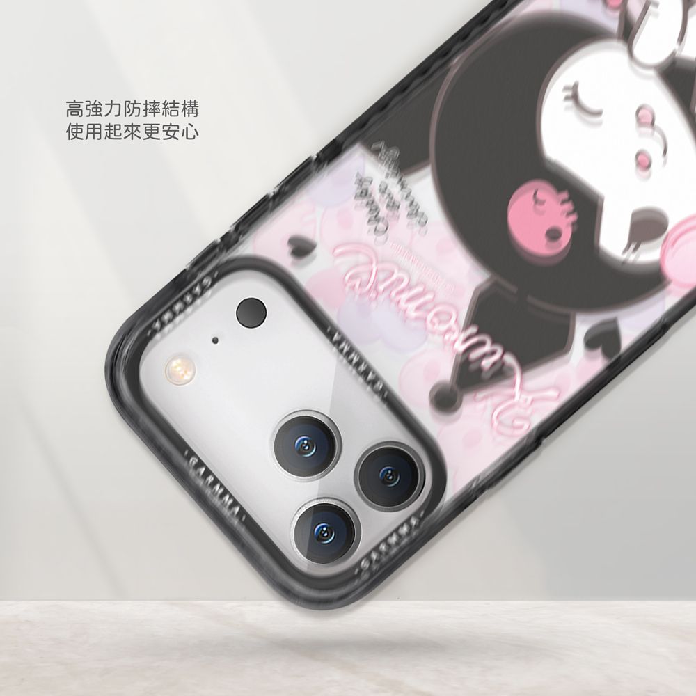 Sanrio Garmma iPhone 17 Pro MagSafe Case, Kuromi Heart Shoot