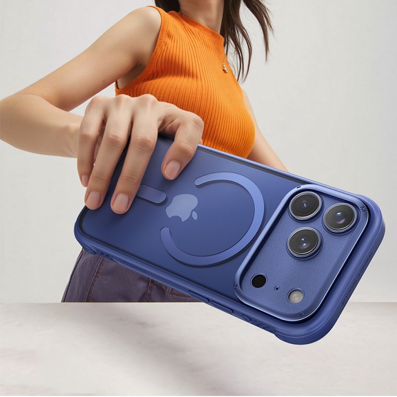 Momax iPhone 17 Pro Max AiR Case, Blue (MAAP25XLB)