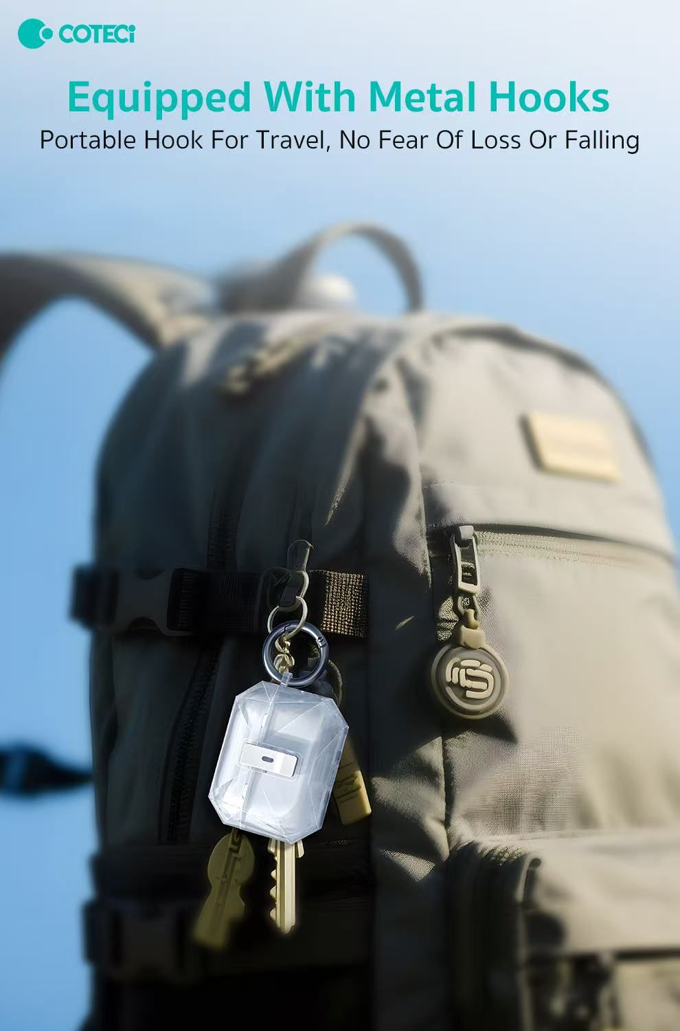 Coteci Airpods Pro 3 Diamonds Case, Glitter