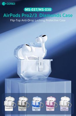 Coteci Airpods Pro 3 Diamonds Case, Blue Coteci Airpods Pro 3 Diamonds Case, Blue