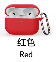 TDG AirPods Pro 3 Silicone Case, Red