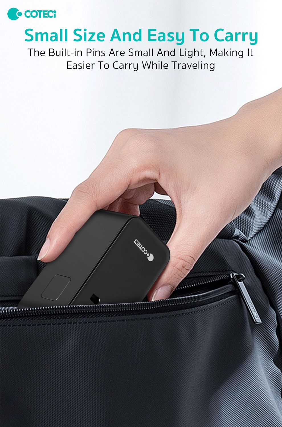 COTECI Gan Universal Travel Charger, 100W