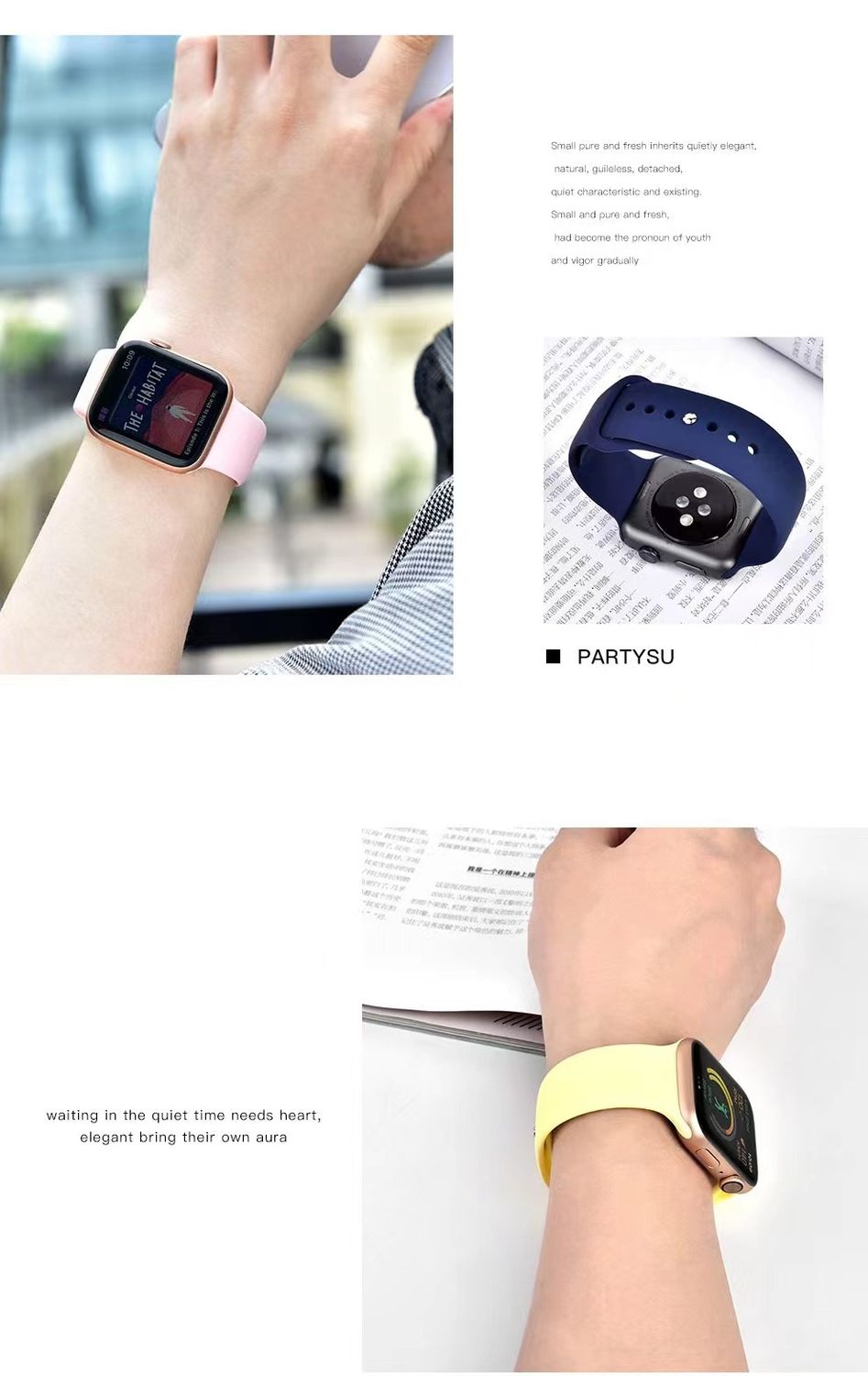 COTECI Apple Watch Sports Band,42/44/45/46/49mm, Blue