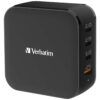 Verbatim 4-Port GaN Universal Travel Charger 150W 3C1A, Black