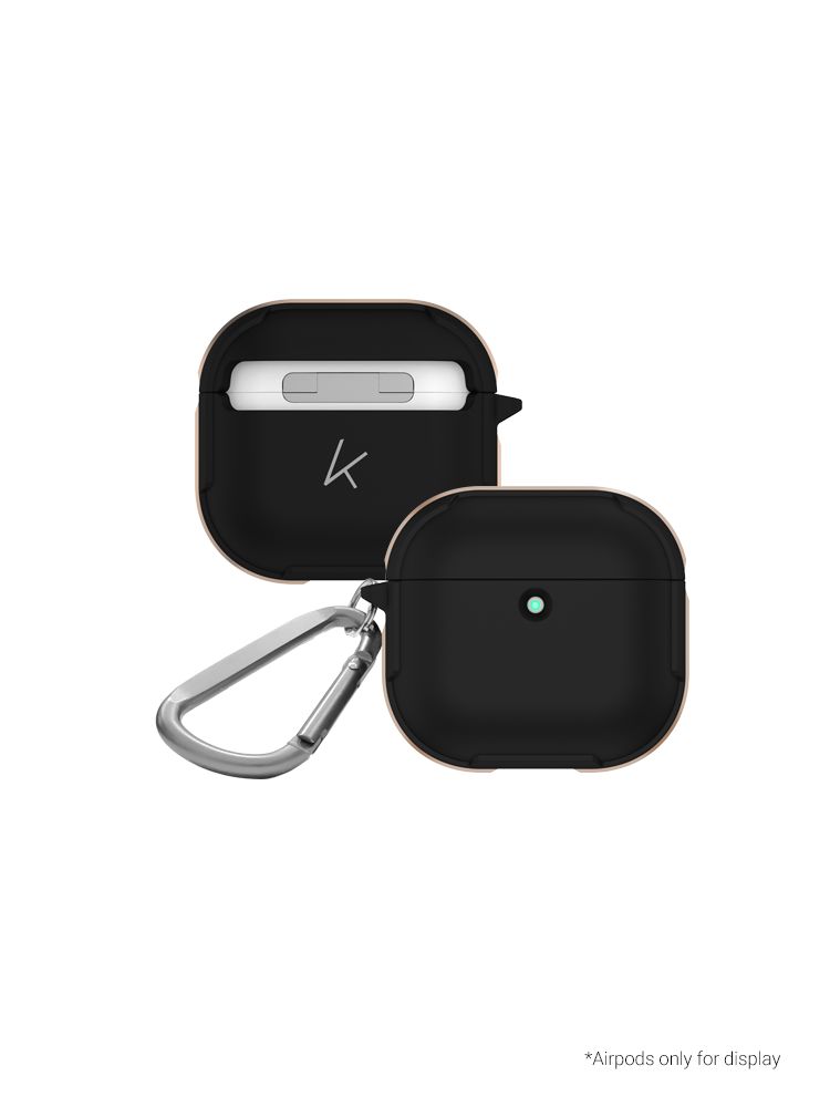 KZDOO AirPods 4 CrashGuard Case, Desert Titanium