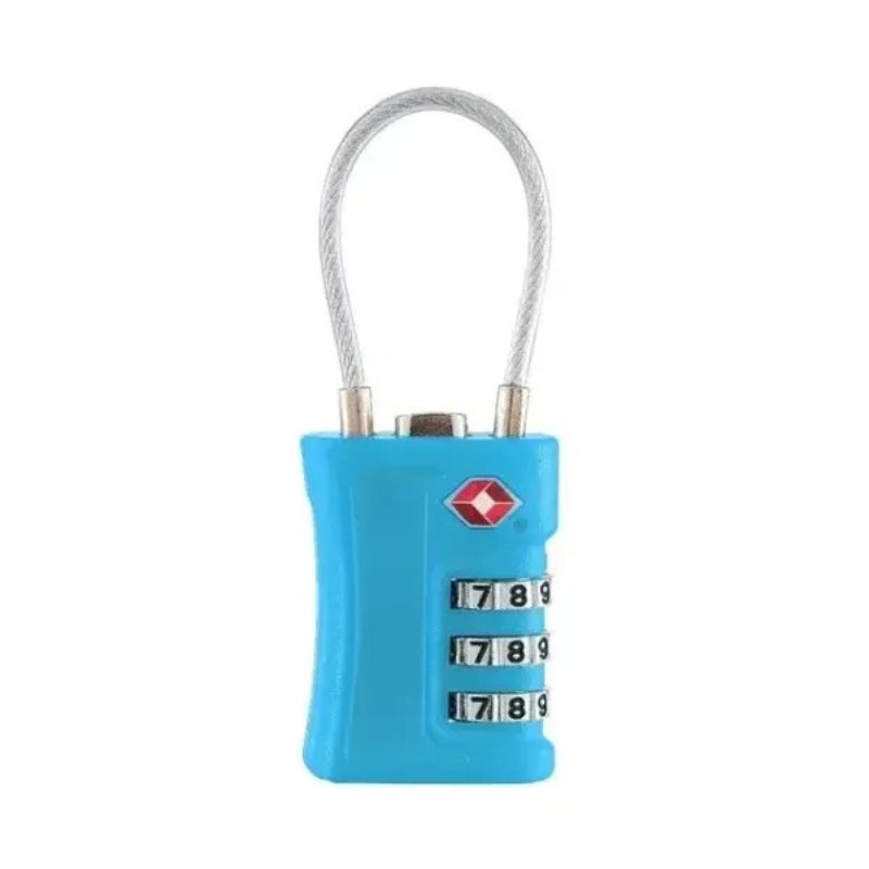 &lt;p&gt;COTECi TSA Wire Combination Lock, Blue&lt;/p&gt;