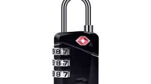 Coteci TSA Zinc Alloy Combination Lock, Black