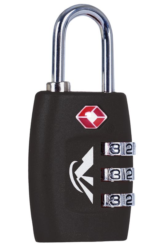 TSA Pad Lock, Black