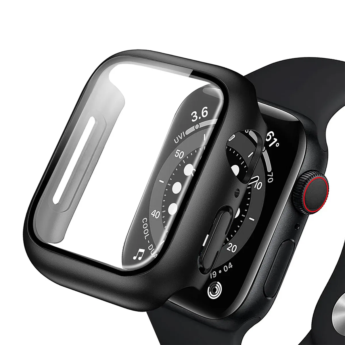 Anank Apple Watch S10 42mm 360 degree Guard, Black