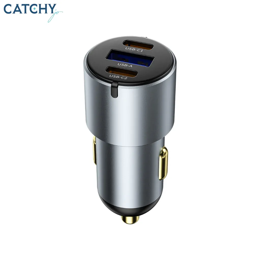 WiWU CC32 Nano Pro 1A2C Car Charger 60W, Grey