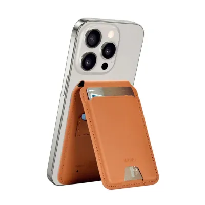 WiWU MW005 Mag Wallet with Findmy, Brown