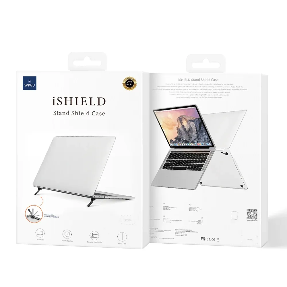 WiWU MacBook Air 13.6 iShield Ultra Thin Hard Shell Case, Transparent