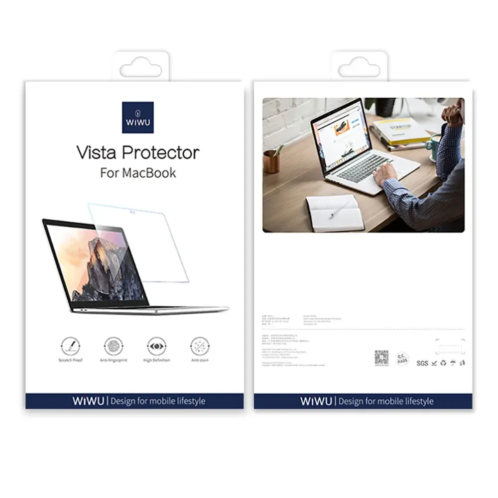 WiWU MacBook Air/Pro 13 (2020-2022) Screen Protector, Clear