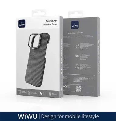 WiWU iPhone 16 Pro Aramid Air, Black