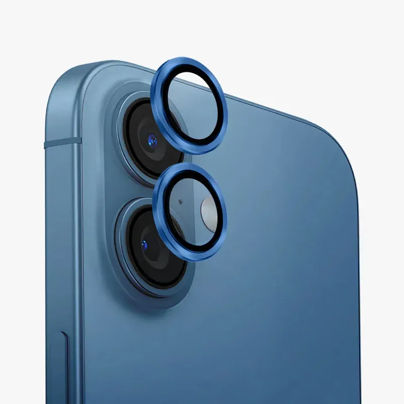 WiWU iPhone 16/Plus Falcon Lens Guard, Blue