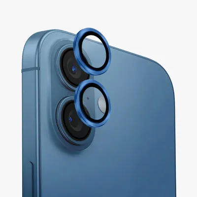 WiWU iPhone 16/Plus Falcon Lens Guard, Blue