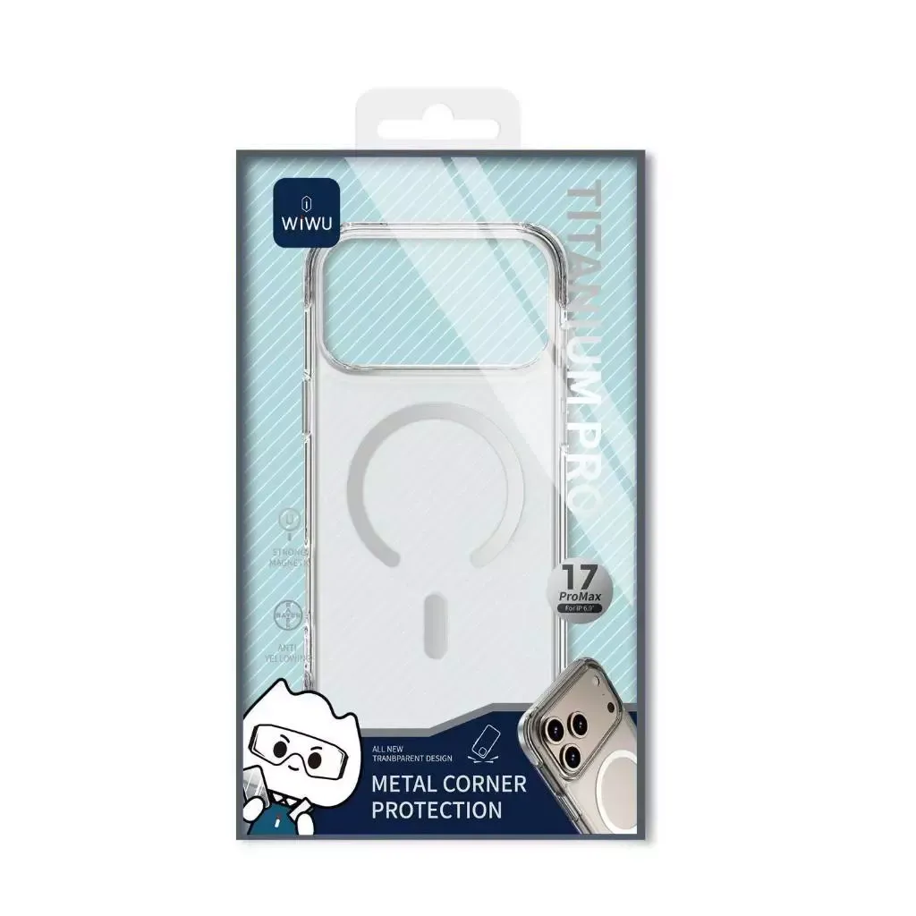 WiWU iPhone 17 Titanium Pro, Clear