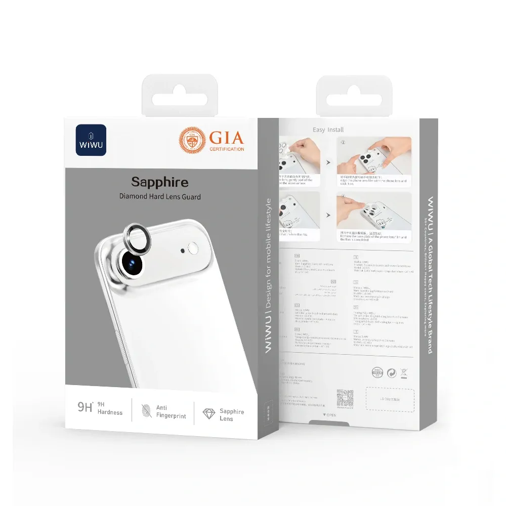 WiWU iPhone Air Sapphire Lens Guard, Gold