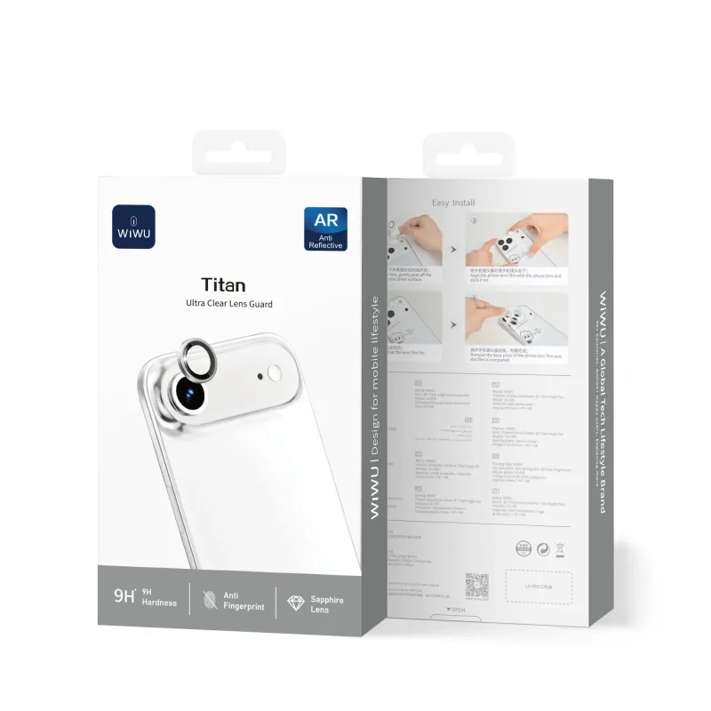 WiWU iPhone Air Titan Lens Guard, Black - view 1