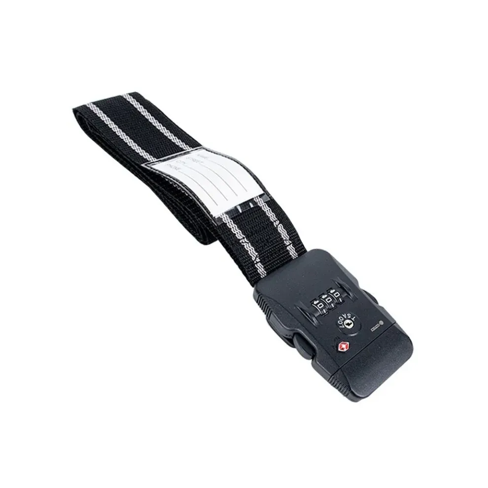 COTECi Customs Lock Buckle Luggage Strap Tag Set, World Landmarks