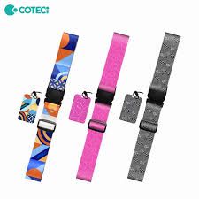 COTECi OT6 Buckle Luggage Strap + Tag Set, Pink
