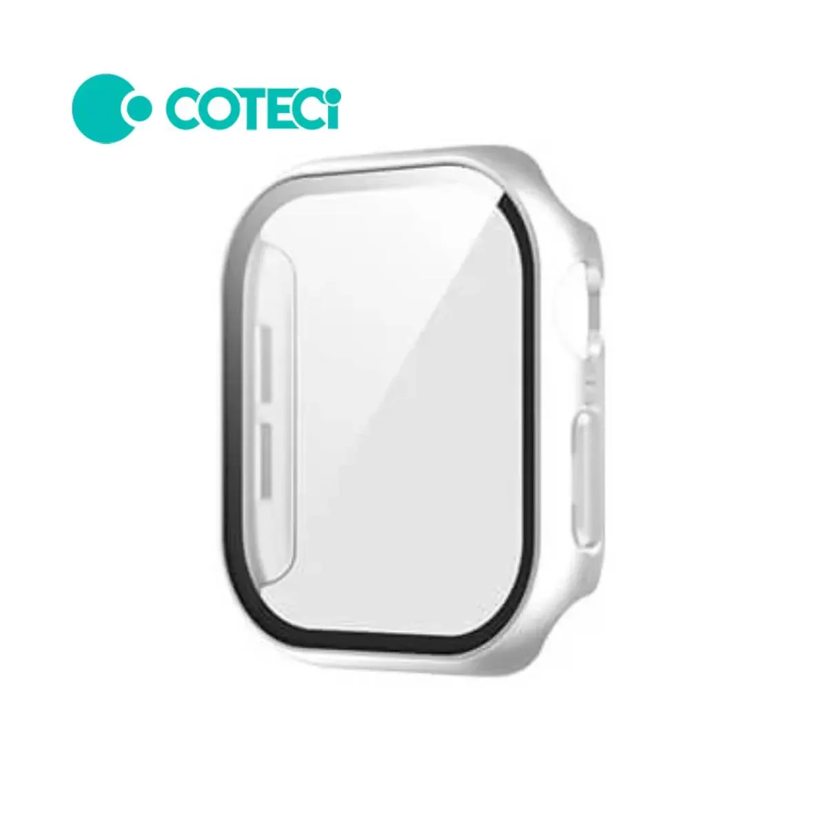 COTECi iWatch Tempered Case 42mm, Silver