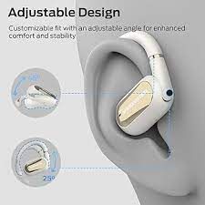 Monster Open Ear AC322 Air Conduction Bluetooth Headphones, White (NG)