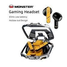 Monster Airmars XKT09 Wireless Gaming Headphones, Black