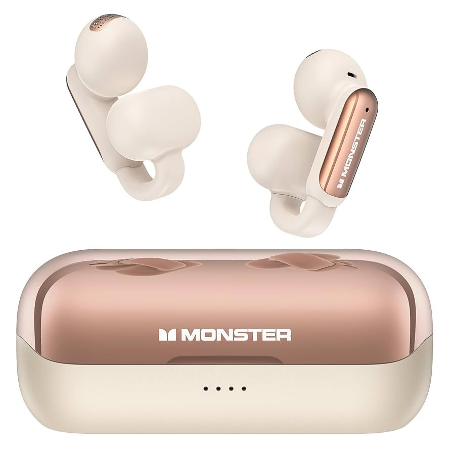 Monster Open AC601 Air Conduction Bluetooth Headphones, White