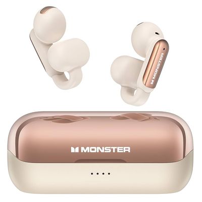 Monster Open AC601 Air Conduction Bluetooth Headphones, White