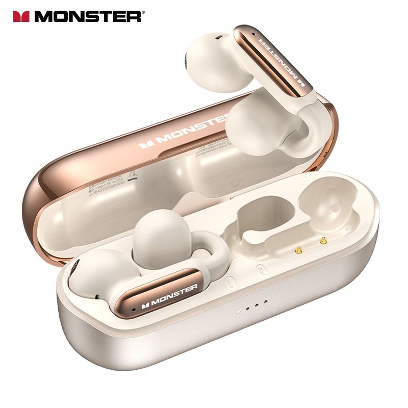 Monster Open AC601 Air Conduction Bluetooth Headphones, White