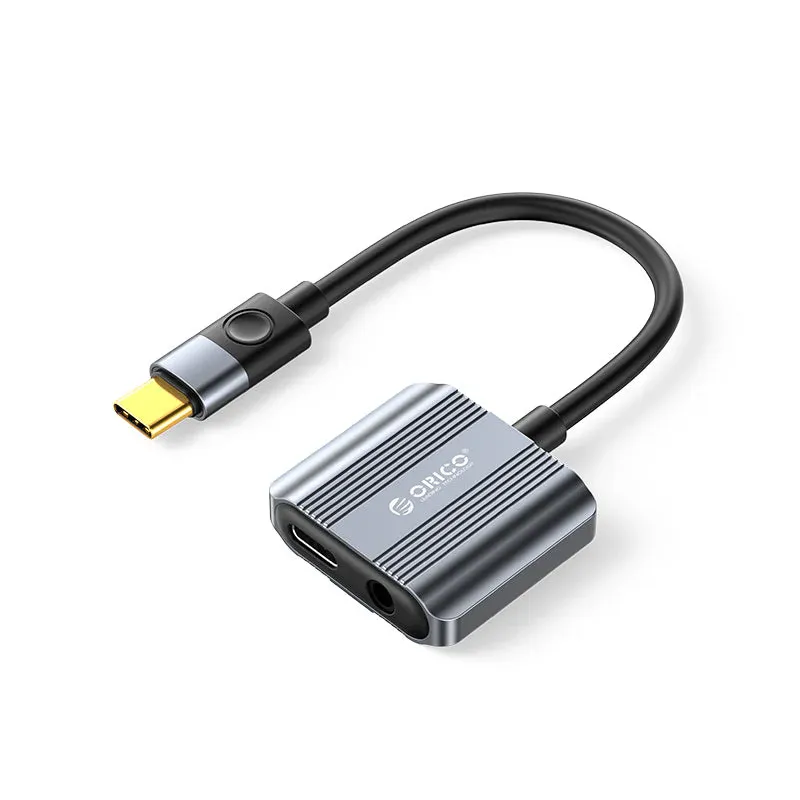 ORICO AXCP TYPE-C TO 3.5MM HEADPHONE+TYPE-C ADAPTER