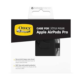 OtterBox AirPods Pro Headphone Case, Black Taffy