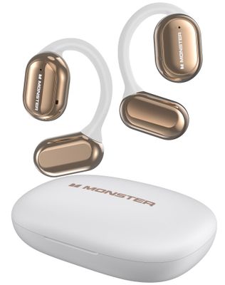 Monster Open Ear AC100 Air Conduction Wireless Headphones, White