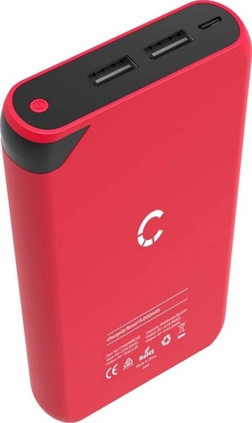 019444-CYGNETT 15,000mAh Poartable Power Bank, Red