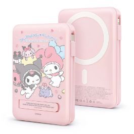 Sanrio 5in1 Magnetic Wireless Power Bank 10000mAh, My Melody 50