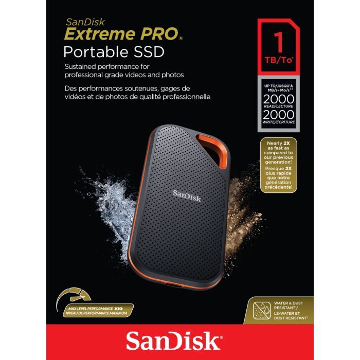 SanDisk Extreme Pro Portable SSD SDSSDE81 1TB