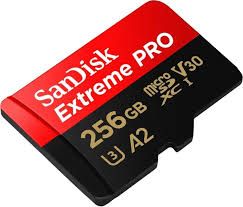 SanDisk Extreme Pro Micro SDXC Card with Adapter, 256G
