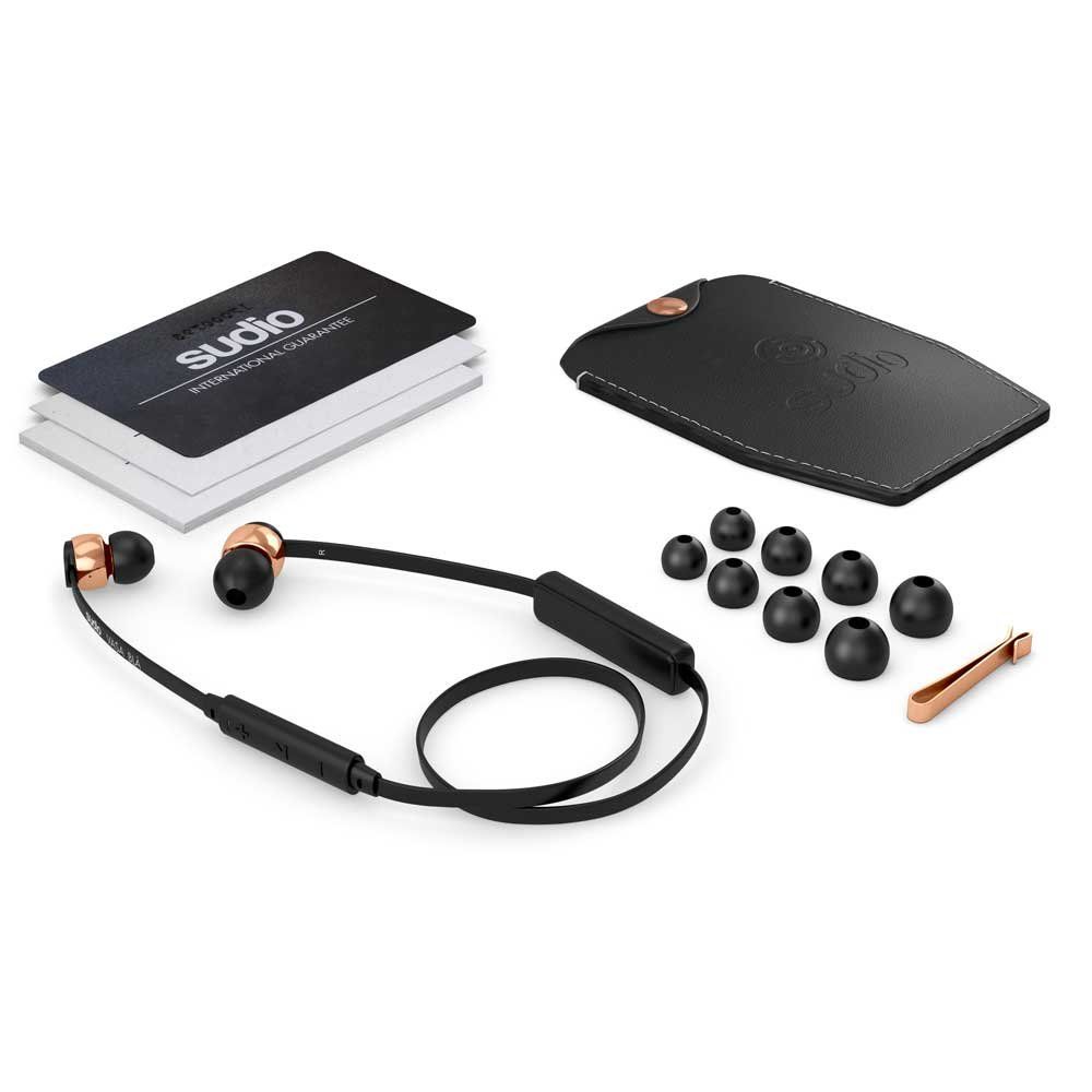 Sudio Vasa Bl&amp;aring; Wireless Earphones with Charger, Black